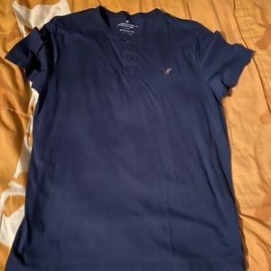 American Eagle Short Sleeve Henley